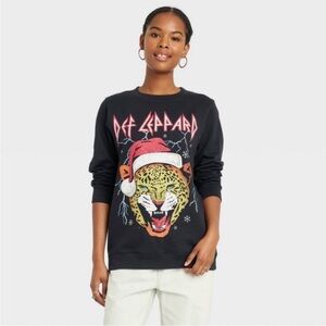 3 FOR $18 SALE Def Leppard Sweatshirt Medium
